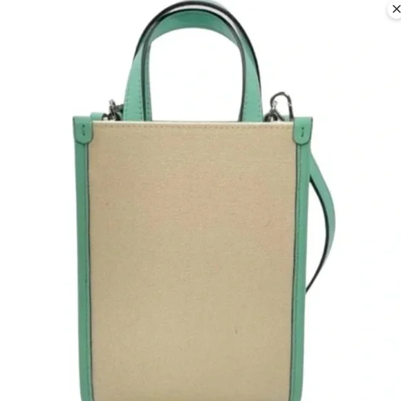 BNWT JIMMY CHOO MINI TOTE CROSSBODY ** Antique Jade - Picture 4 of 15